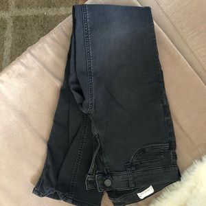 Light black skinny jeans
